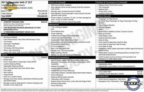2017 Chevrolet Volt LT