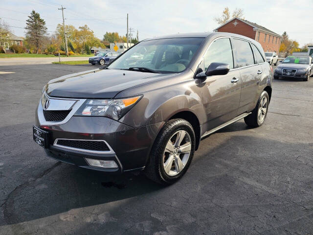 2012 Acura MDX for sale at Autospot LLC in Caledonia, WI