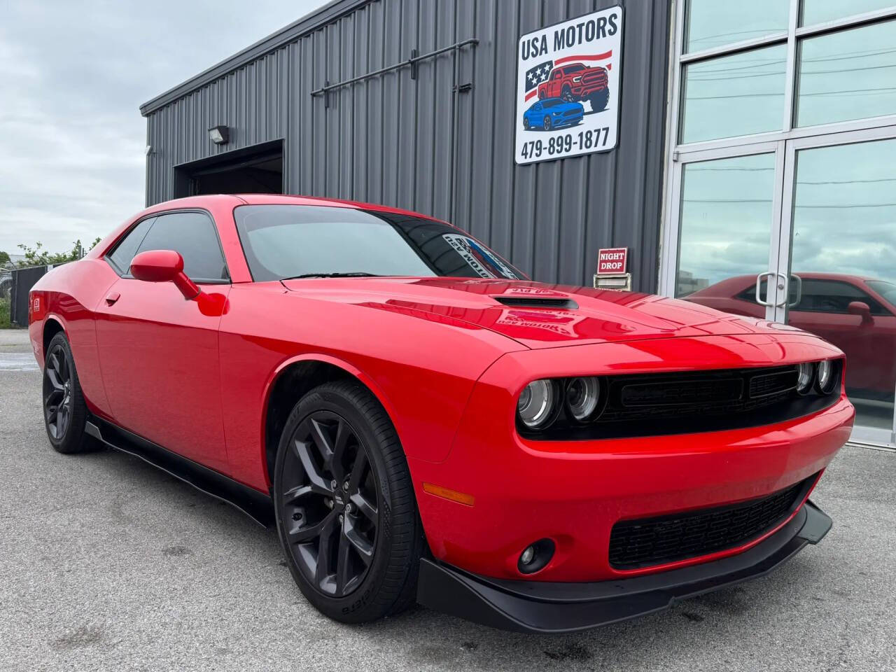 Red 2021 Dodge Challenger SXT SXT 2dr Coupe 1