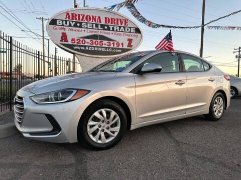2017 Hyundai Elantra for sale at Arizona Drive LLC in Tucson AZ