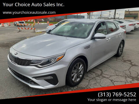 2020 Kia Optima for sale at Your Choice Auto Sales Inc. in Dearborn MI