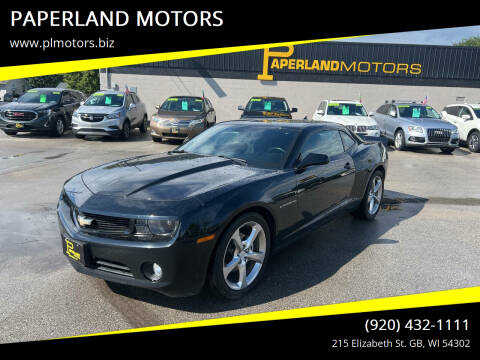 2013 Chevrolet Camaro for sale at PAPERLAND MOTORS in Green Bay WI