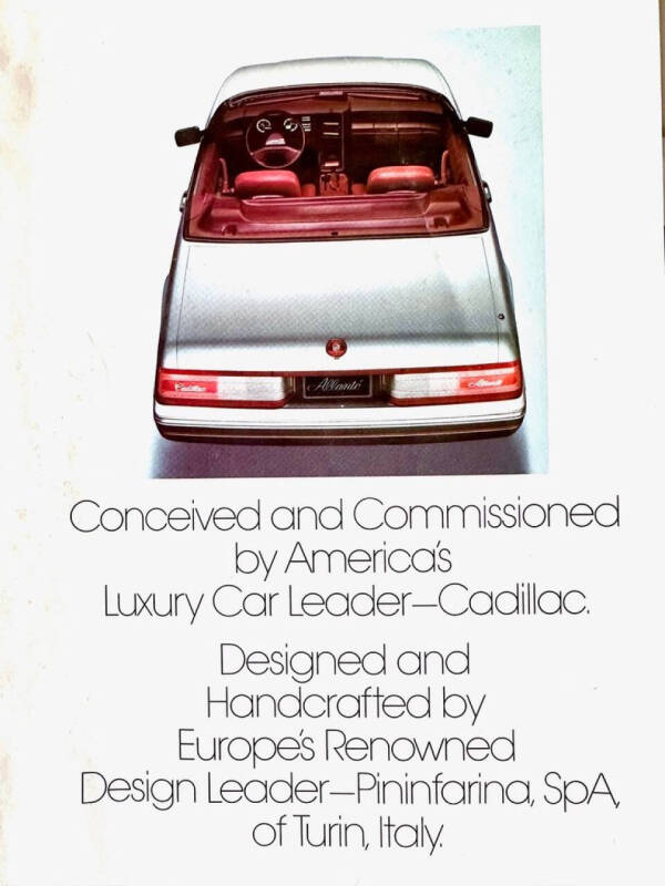 1988 Cadillac Allante