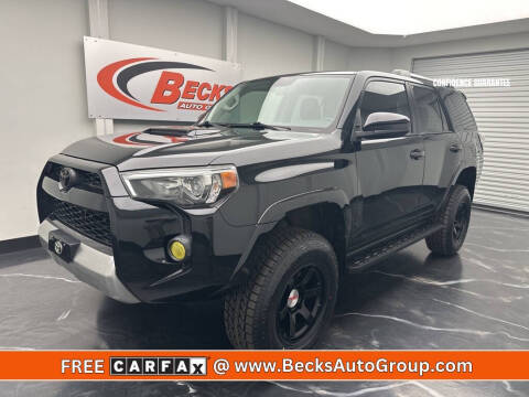 2015 Toyota 4Runner for sale at Becks Auto Group in Mason OH