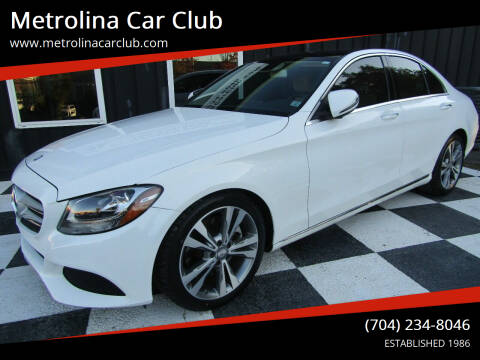 2016 Mercedes-Benz C-Class for sale at Metrolina Car Club in Matthews NC