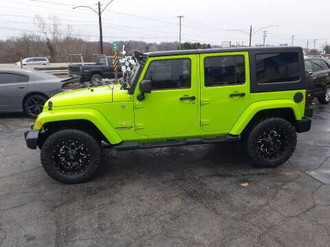 2012 Jeep Wrangler Unlimited for sale at Brian Jones Motorsports Inc in Danville VA