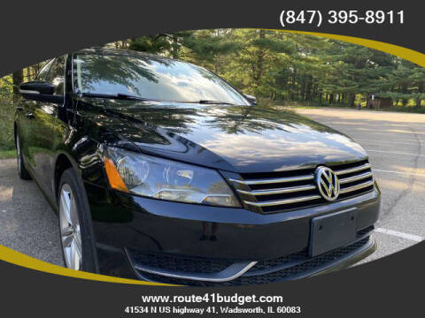 2014 Volkswagen Passat for sale at Route 41 Budget Auto in Wadsworth IL