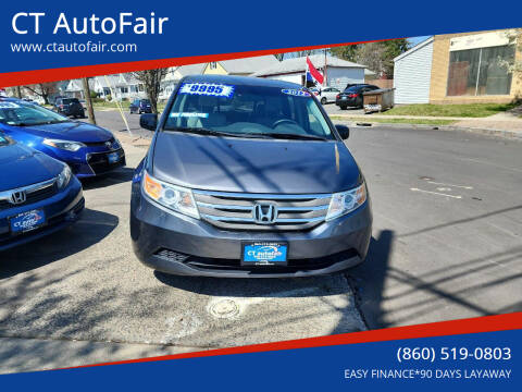 2012 Honda Odyssey for sale at CT AutoFair in West Hartford CT