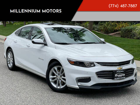 2016 Chevrolet Malibu for sale at MILLENNIUM MOTORS in Van Nuys CA