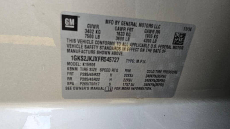 2015 GMC Yukon XL Denali