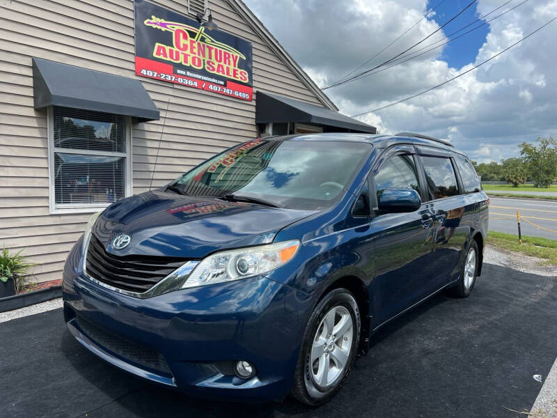 2012 Toyota Sienna for sale at CENTURY AUTO SALES in Orlando FL