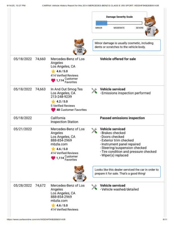 2014 Mercedes-Benz E-Class E 350 Luxury
