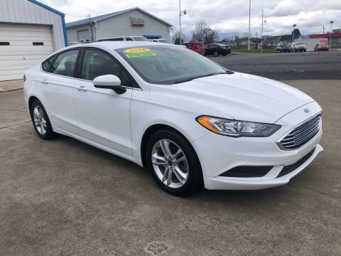 2018 Ford Fusion for sale at Ancil Reynolds Used Cars Inc. in Campbellsville KY