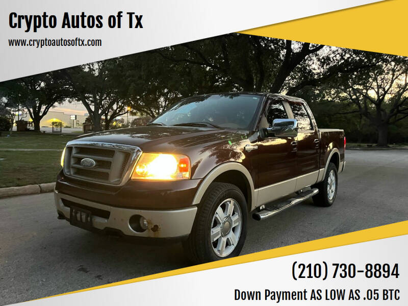 2008 Ford F-150 for sale at Crypto Autos of Tx in San Antonio TX