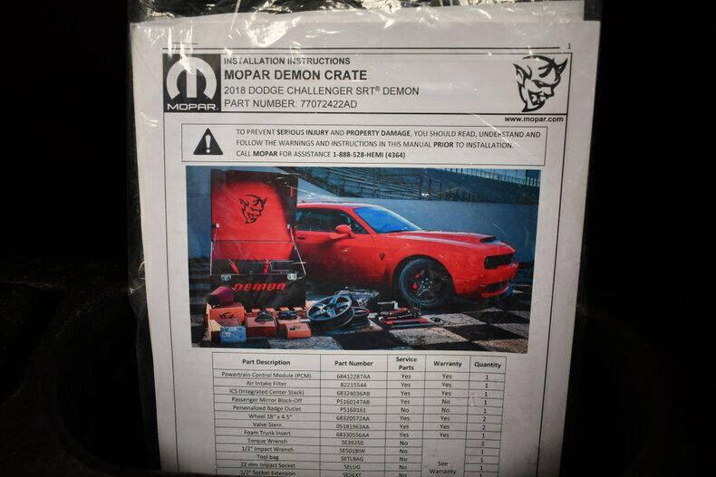 2018 Dodge Challenger SRT Demon