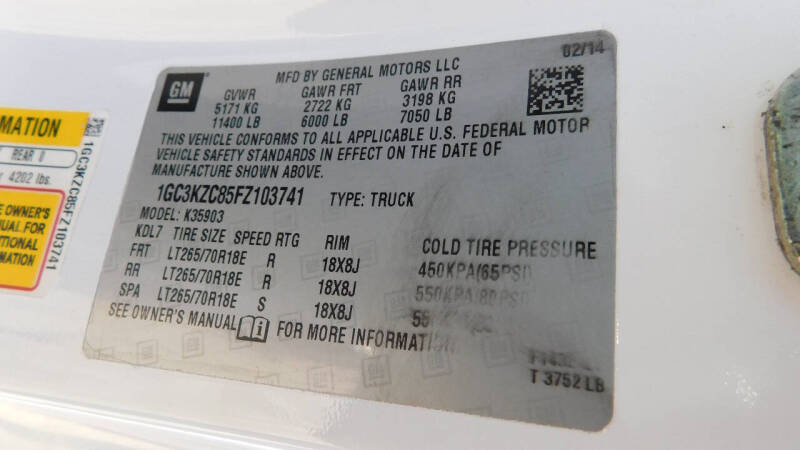 2015 Chevrolet Silverado 3500HD LT