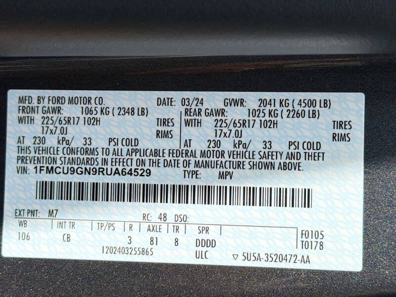 2024 Ford Escape Active