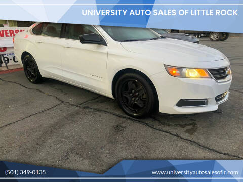 2016 Chevrolet Impala for sale at University Auto Sales of Little Rock in Little Rock AR
