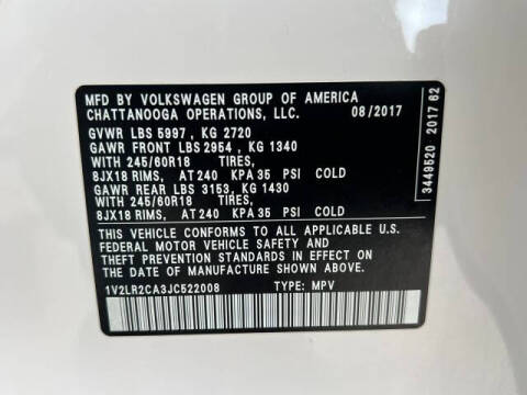 2018 Volkswagen Atlas V6 SE 4Motion