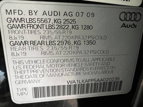 2010 Audi Q5 3.2 quattro Premium Plus