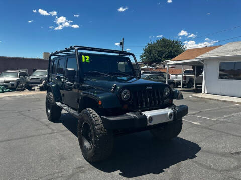 2012 Jeep Wrangler Unlimited for sale at Robert Judd Auto Sales in Washington UT