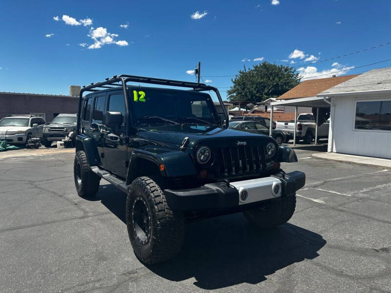 2012 Jeep Wrangler Unlimited for sale at Robert Judd Auto Sales in Washington UT