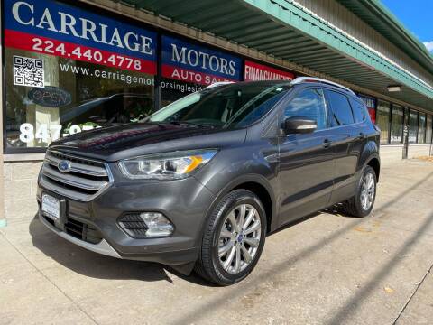 2018 Ford Escape for sale at Carriage Motors LTD in Ingleside IL