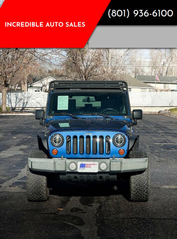 2010 Jeep Wrangler Unlimited for sale at INCREDIBLE AUTO SALES in Bountiful UT