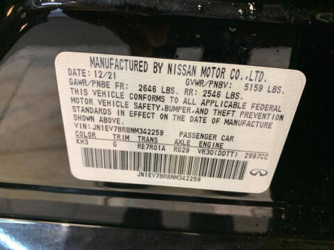 2022 Infiniti Q50 Luxe