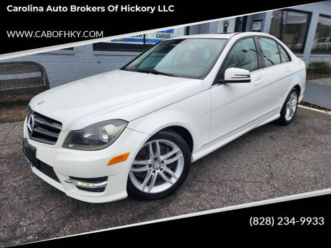 2014 Mercedes-Benz C-Class for sale at Carolina Auto Brokers of Hickory LLC in Newton NC