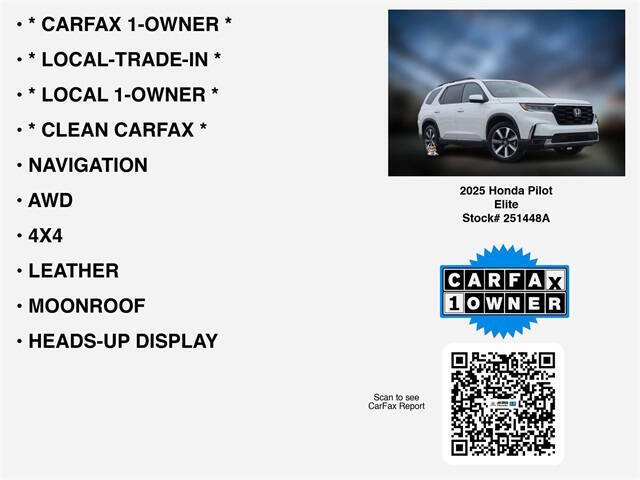 2025 Honda Pilot Elite