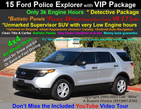 2015 Ford Explorer for sale at A Buyers Choice in Jurupa Valley CA