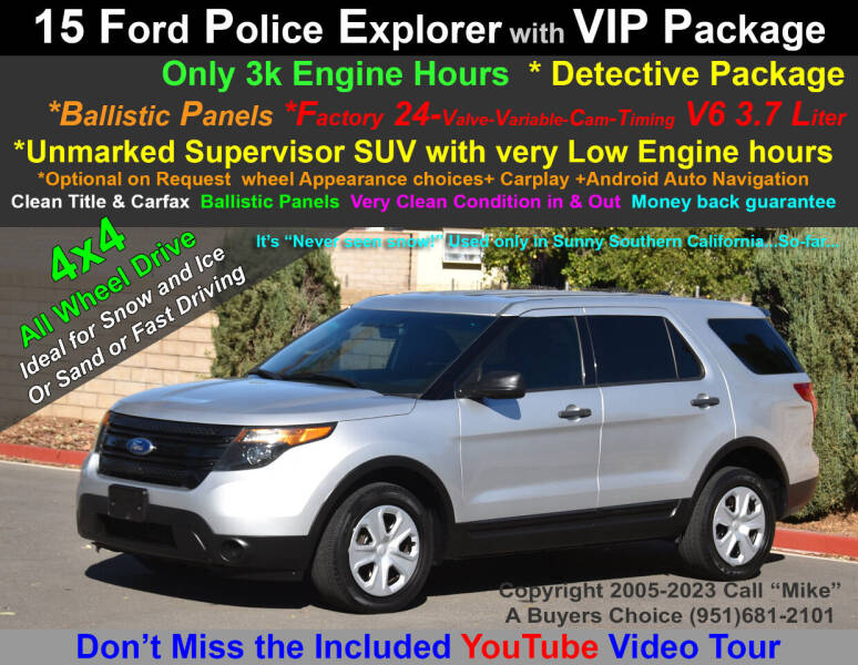 2015 Ford Explorer for sale at A Buyers Choice in Jurupa Valley CA