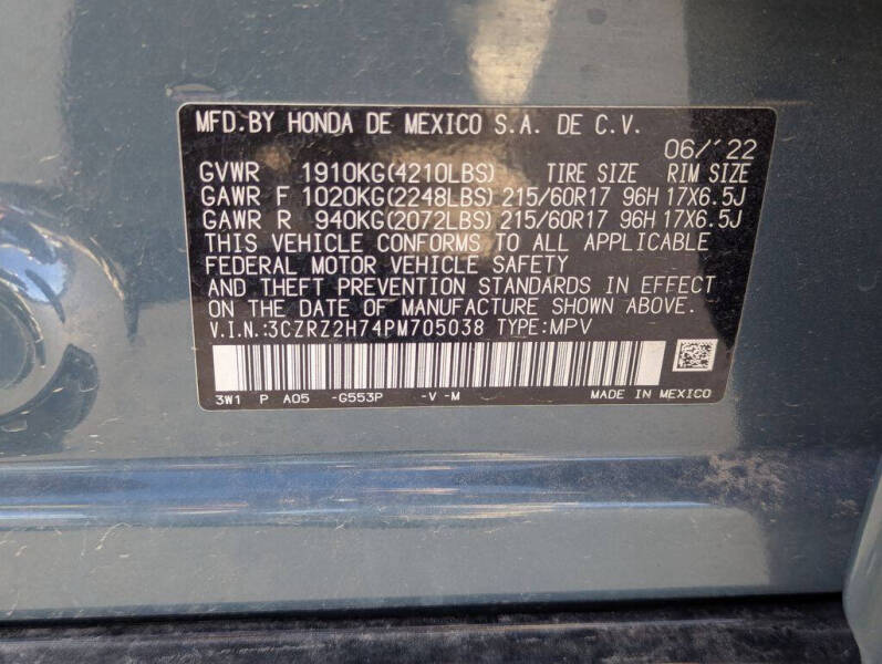 2023 Honda HR-V EX-L