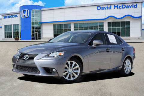 2016 Lexus IS 200t for sale at DAVID McDAVID HONDA OF IRVING in Irving TX
