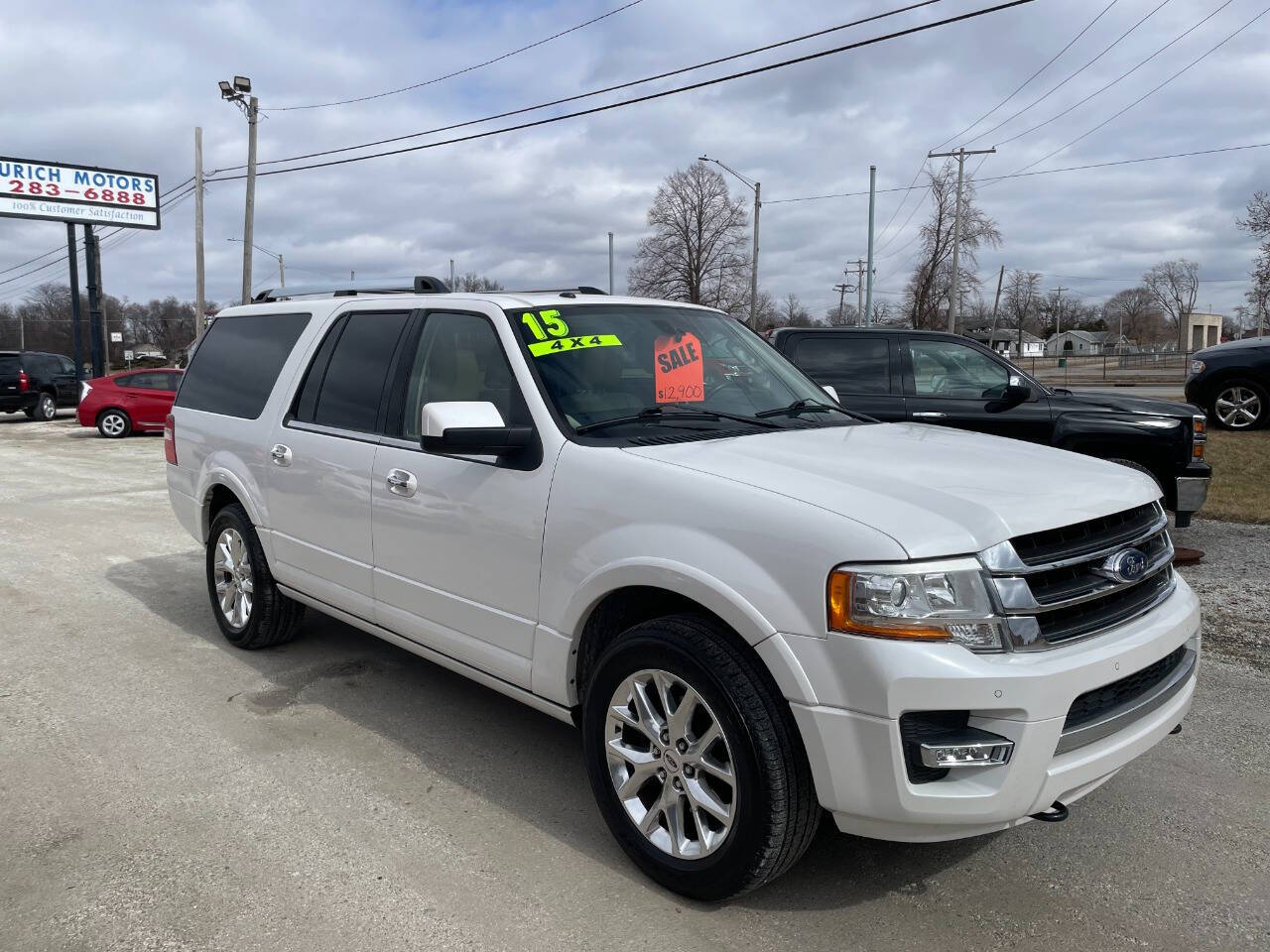 White 2015 Ford Expedition EL Limited 4x4 Limited 4dr SUV 21