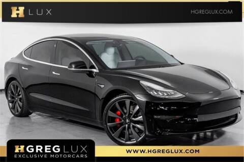 2020 Tesla Model 3 for sale at HGREG LUX EXCLUSIVE MOTORCARS in Pompano Beach FL