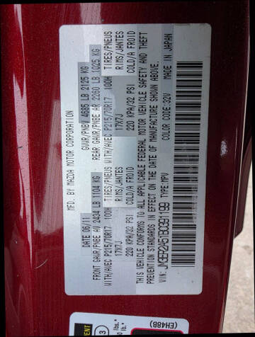 2011 Mazda CX-7 i SV