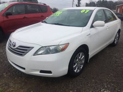 2007 Toyota Camry Hybrid for sale at McAllister's Auto Sales LLC in Van Buren AR