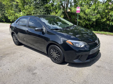 2015 Toyota Corolla for sale at Zak Motor Group in Deerfield Beach FL