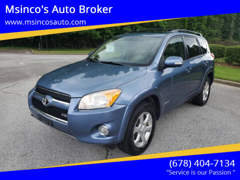 2011 Toyota RAV4 for sale at Msinco's Auto Broker in Snellville GA