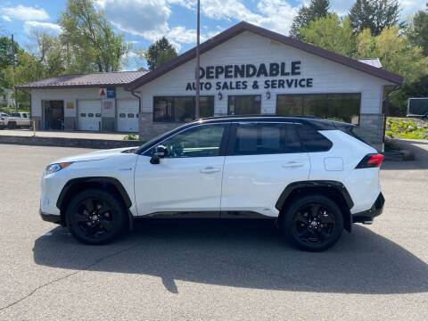 2020 Toyota RAV4 Hybrid for sale at Dependable Auto Sales and Service in Binghamton NY