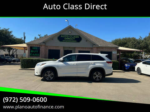 2017 Toyota Highlander for sale at Auto Class Direct in Plano TX
