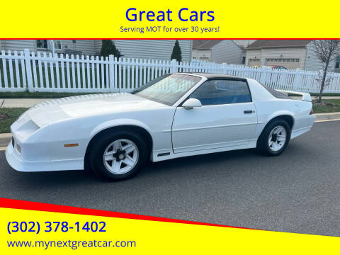 1990 Chevrolet Camaro for sale at Great Cars in Middletown DE