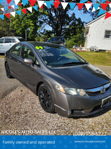 2009 Honda Civic for sale at NICOLES AUTO SALES LLC in Cream Ridge NJ