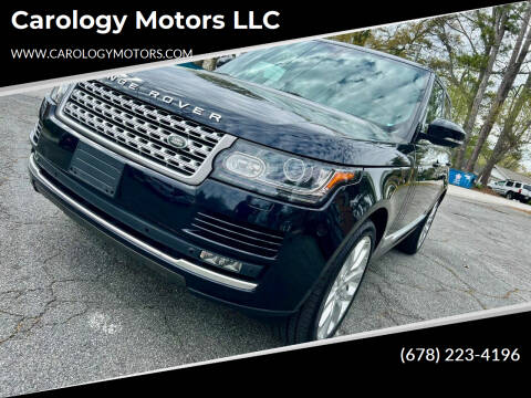 2014 Land Rover Range Rover for sale at Carology Motors LLC in Marietta GA