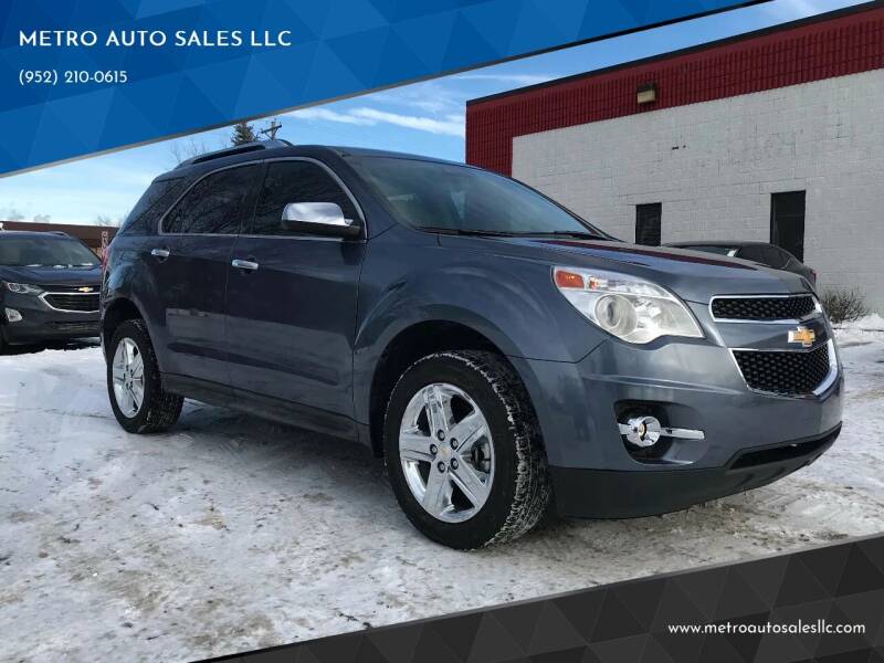 2014 Chevrolet Equinox for sale at METRO AUTO SALES LLC in Lino Lakes MN