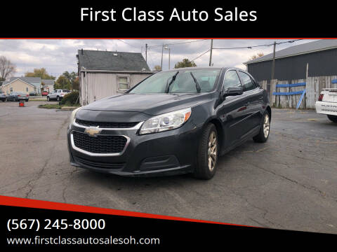 2015 Chevrolet Malibu for sale at First Class Auto Sales in Fostoria OH