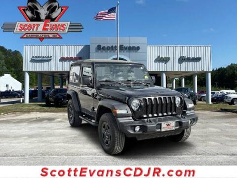 2020 Jeep Wrangler for sale at SCOTT EVANS CHRYSLER DODGE in Carrollton GA
