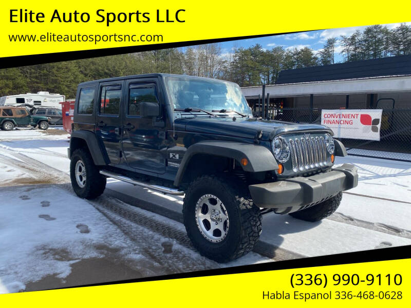 2007 Jeep Wrangler Unlimited for sale at Elite Auto Sports LLC in Wilkesboro NC